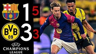 Dortmund Vs Barcelona 3 - 1 : All goals highlights UEFA champions league