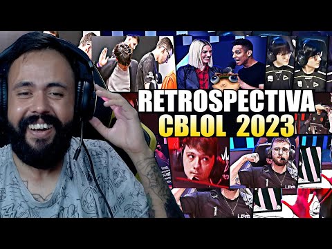 TCHEBA REAGINDO - MOMENTOS que a RIOT ESCONDEU de VOCÊ - RETROSPECTIVA CBLOL 2023