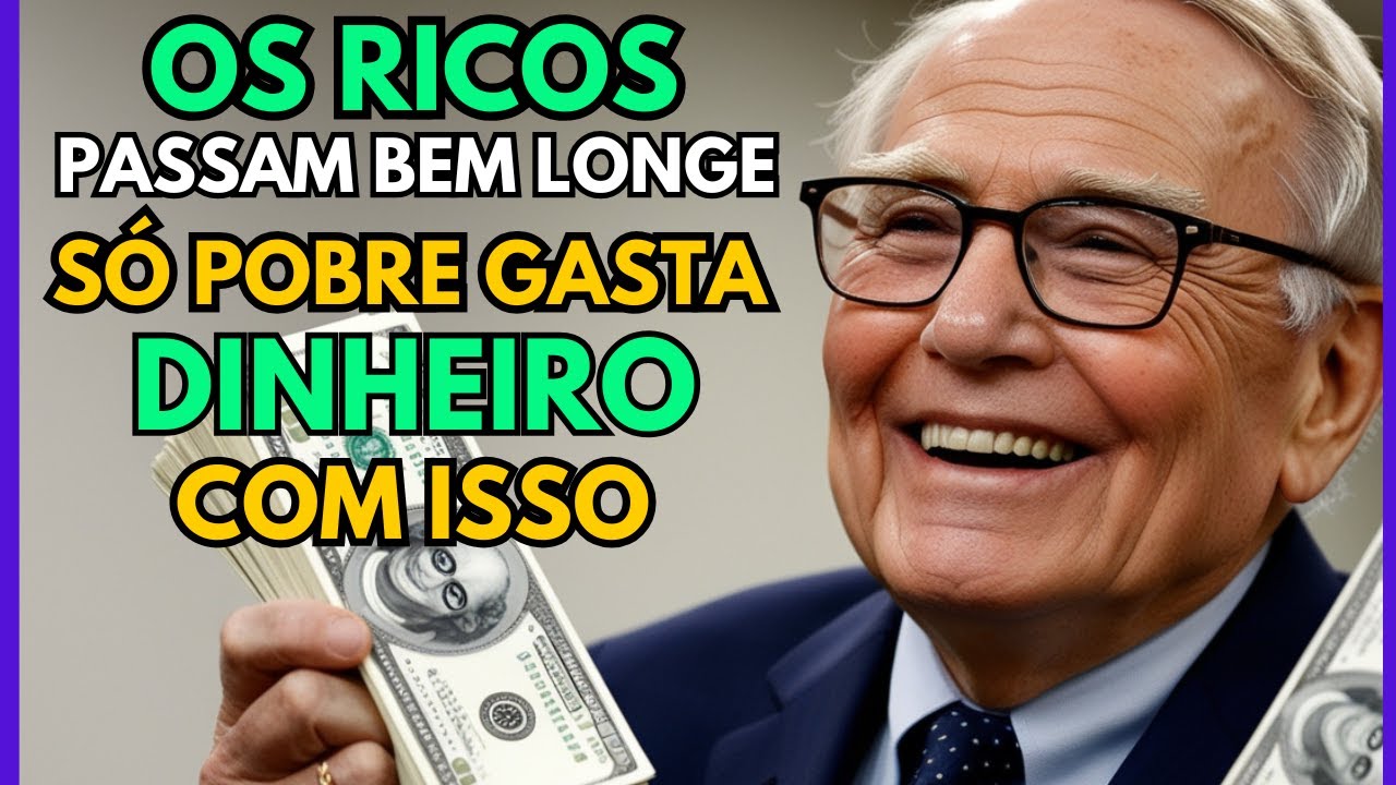 🟣14 Coisas Que Só Pessoas Pobres Desperdiçam Dinheiro | Warren Buffet