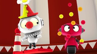Circus Fun with Rob the Robot | Animated Cartoons