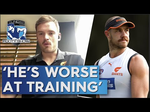 What it's like being a ruckman and training with Shane Mumford - Sunday Footy Show | Footy on Nine