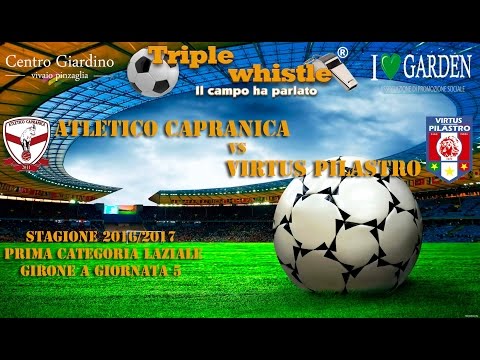 CALCIO, PRIMA CATEGORIA:  Atletico Capranica - Virtus Pilastro, stagione 2016-2017