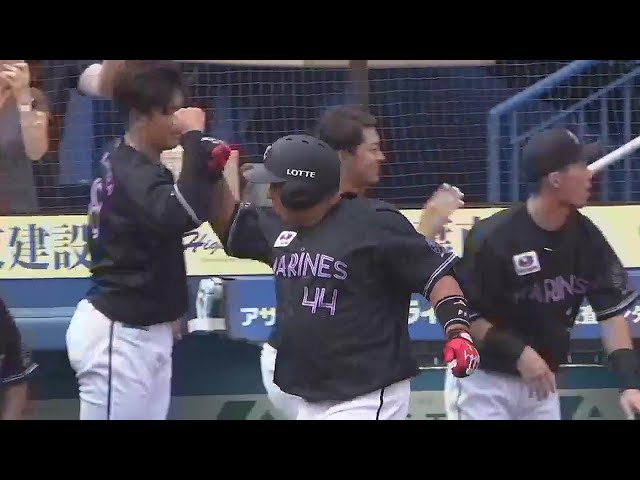 【1回裏】初球打ち!! マリーンズ・井上晴哉 チームを勢いづける第3号2ランホームラン!! 2022年8月28日 千葉ロッテマリーンズ 対 東北楽天ゴールデンイーグルス