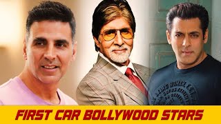 Top Bollywood Celebs & Their 1st Car  - Shahrukh Khan I Salman Khan I BIG B I Akshay Kumar