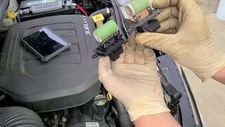 2013 Dodge Grand Caravan 3.6l cooling fan resistor relay replacement