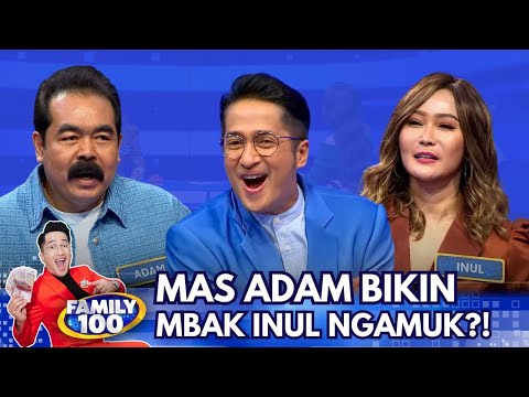 NGAKAK BANGET! Mas Adam Bikin Mbak Inul Ngamuk - Family 100 (26/4/24)