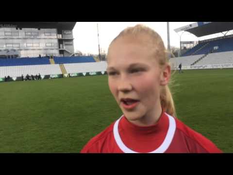 Sofie Bredgaard - vinder af Ekstra Bladet Skolefodbold