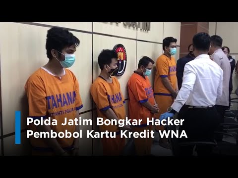 Polda Jatim Bongkar Hacker Pembobol Kartu Kredit WNA