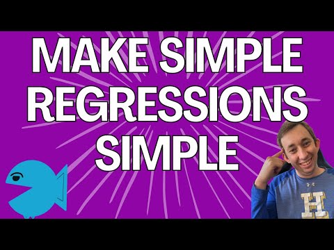 OLS Linear Regressions SIMPLIFIED in 6 Minutes