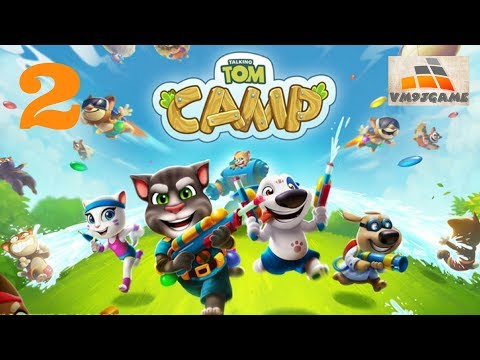 TALKING TOM CAMP Gameplay Walkthrough Part 2 - WILD CATS (iOS, Android)