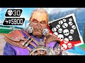 CAUSTIC 30 KILLS AND 5900 DAMAGE IN JUST ONE GAME (Apex Legends Gameplay Season 20)
