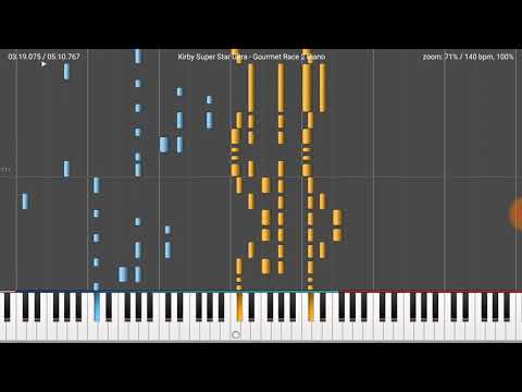 Kirby Super Star Ultra - Gourmet Race Stage 2 Piano Arranged - MIDI