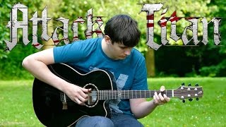 as I said this song is great（00:00:22 - 00:01:50） - Attack on Titan OP1 - Guren no Yumiya - Fingerstyle Guitar Cover