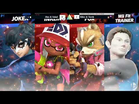 Ascension VI SSBU Doubles LR5 - Jinx & Salad (Blue) vs Felix & Torch (Red)