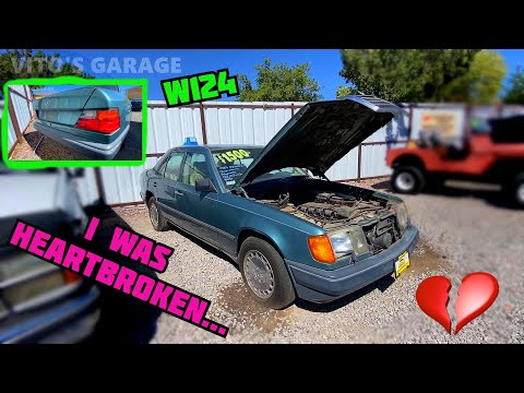 I Saved This Amazing 1989 Mercedes 300E Straight From the Junkyard.. Legendary W124 is Being Reborn!