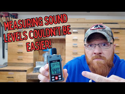 TopTes TS-501B Decibel Meter Review – How Loud Is Too Loud? | Sound Level Tester with A/C Weighting