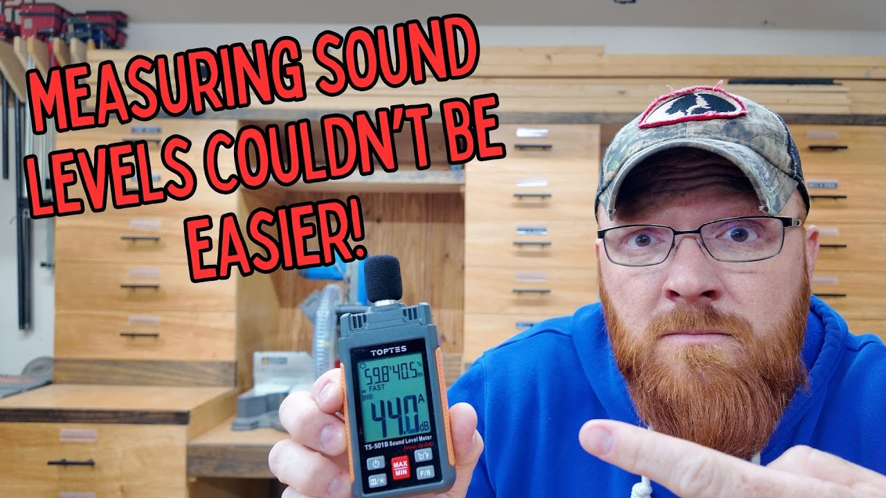 TopTes TS-501B Decibel Meter Review – How Loud Is Too Loud? | Sound Level Tester with A/C Weighting