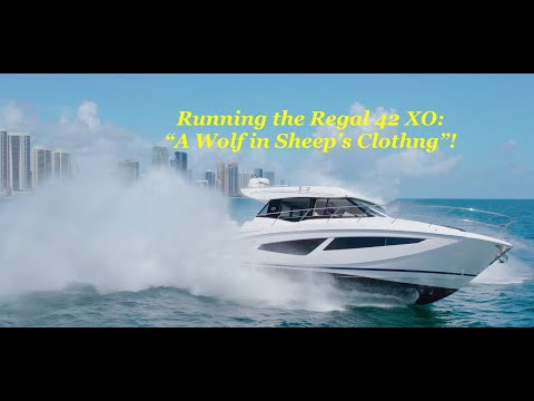 Regal 42 XO: Running Fort Lauderdale to Miami Beach via Haulover Inlet. Drone footage and insights.