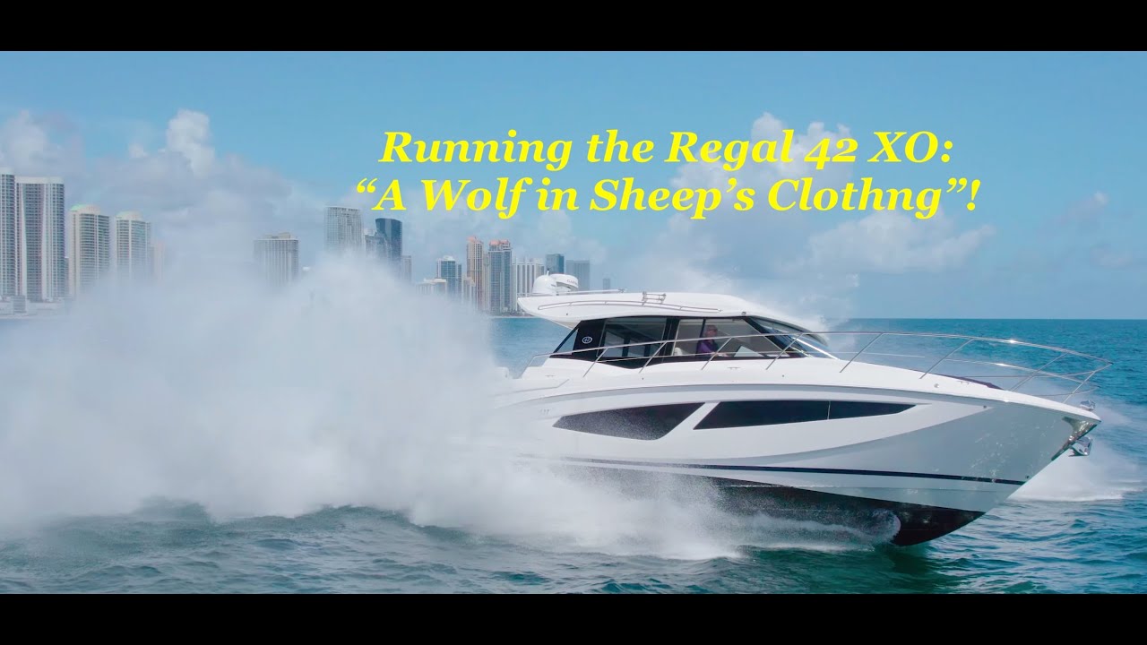 Regal 42 XO: Running Fort Lauderdale to Miami Beach via Haulover Inlet. Drone footage and insights.