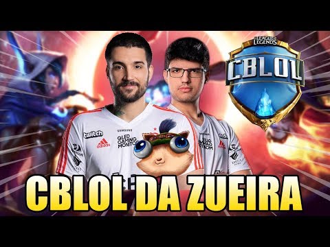 SEGREDO DO BRTT REVELADO E ROBO TROLANDO O TIME INTEIRO - CBLOL DA ZUEIRA