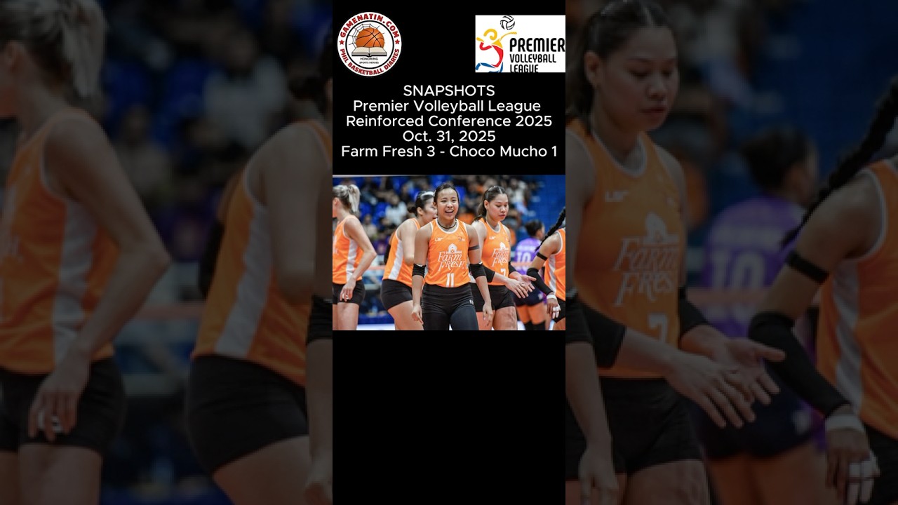 Snapshots: PVL Reinforced Conference - Farm Fresh 3 - Choco Mucho 1