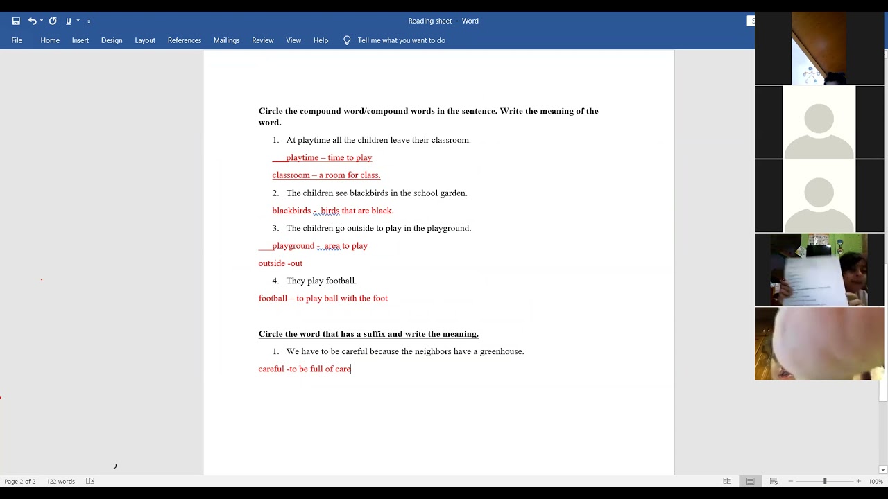 English Vocabulary revision ppt