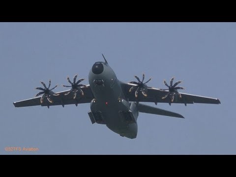 Spanish AF A-400M Atlas departure Leeuwarden AB (EHLW)