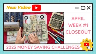 Cash Stuffing Money Saving Challenges for Week #1 of April - TracEy Monster Savings on Etsy