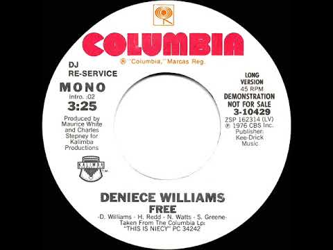 1977 Deniece Williams - Free (mono radio promo 45)