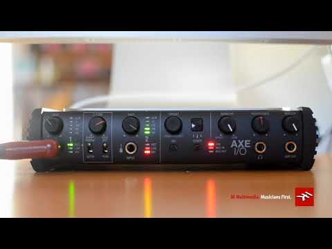 IK Multimedia AXE I/O Guitarists 2 In / 5 Out Interface. Very Clever!