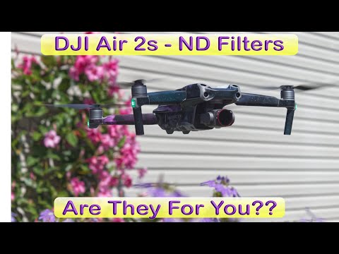 DJI Air 2s - ND Filters explained and demonstrated