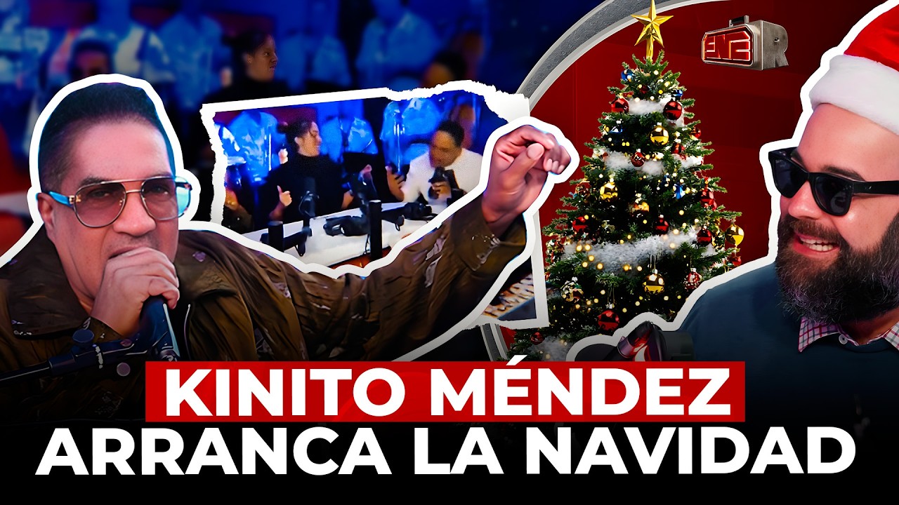 ¡FIESTA! KINITO MÉNDEZ ARRANCA LA NAVIDAD EN ESTO NO ES RADIO