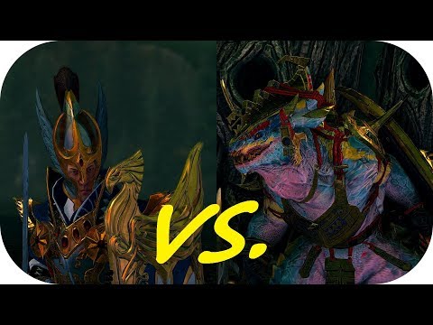 Total War: Warhammer II ♦ Fight Club ♦ Prince vs. Saurus Oldblood