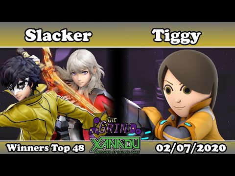 The Grind 113 Slacker (Joker, Byleth) vs Tiggy (Mii Gunner) Winners Top 48