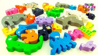 ABC SONG for Children Learn Alphabet with Colors Animals Names and Sounds Animals for Kids with C