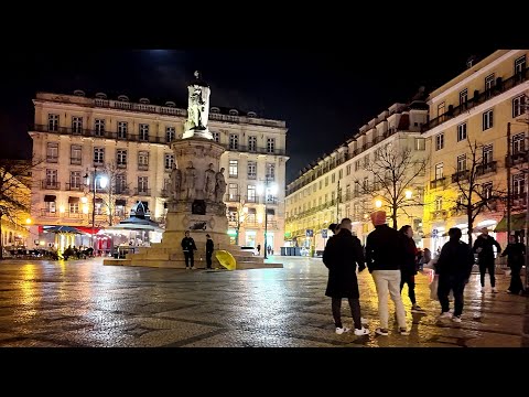 Nightlife. Let's explore the streets of BARRIO ALTO Lisbon Portugal.  24/01/26 4k HDR SATURDAY 