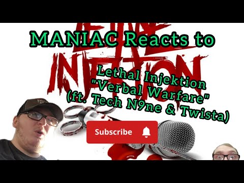 MANIAC Reacts to Lethal Injektion - Verbal Warfare (ft. Tech N9ne & Twista) (REACTION) | WARFARE!!!