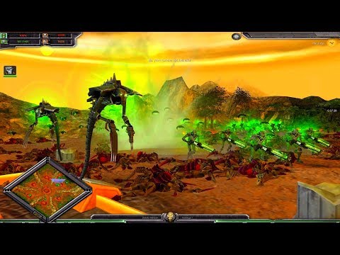 Necrons vs Eldar vs Orks vs Followers Of Tzeentch vs Chaos Renegades vs Tyranids - Bloodline Mod