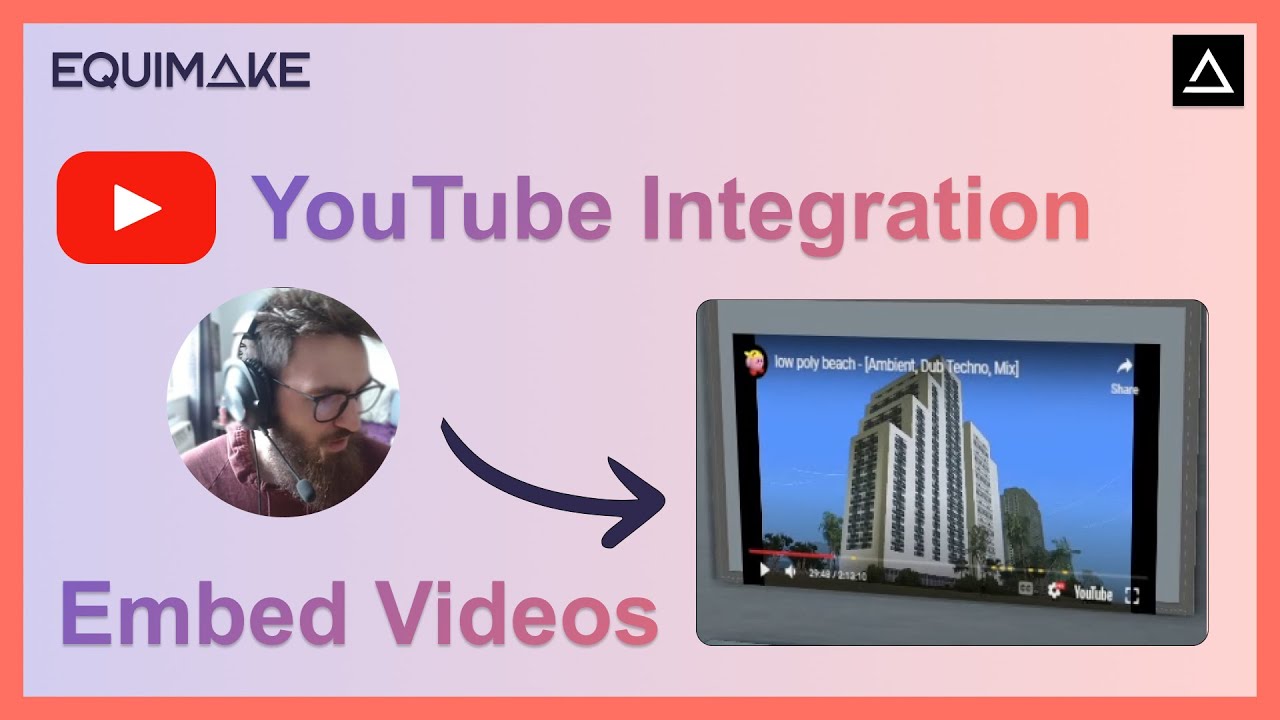 Equimake - YouTube live and Vimeo integration