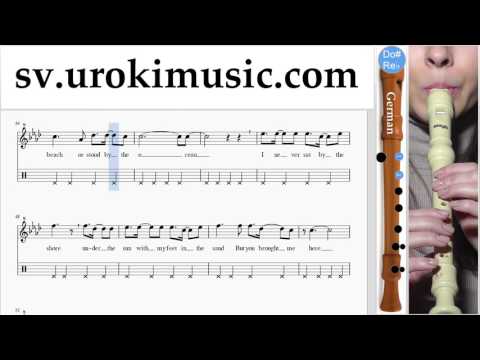 Hur Man Spelar Blockflöjt (Tysk) Miley Cyrus - Malibu Noter Tabs Del#2 um-i492