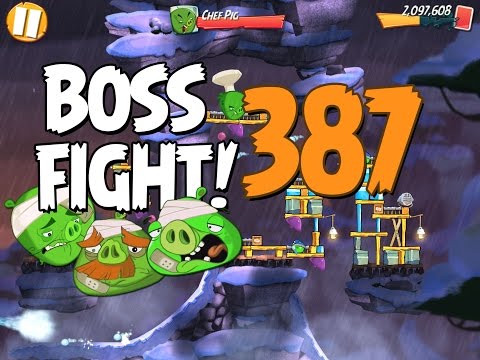 Angry Birds 2 Boss Fight 49! Chef Pig Level 387 Walkthrough