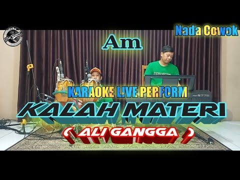 Kalah materi karaoke (Ali gangga) nada cowok Am versi dede risty