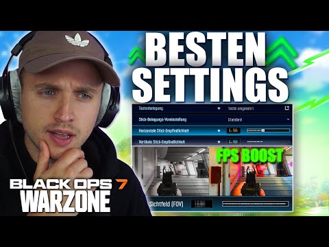 Sofort BESSER werden mit diesen BESTEN EINSTELLUNGEN für BLACK OPS 7 WARZONE! (WARZONE SETTINGS) 🎮
