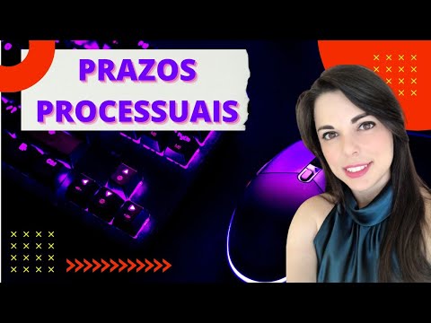 PRAZOS PROCESSUAIS