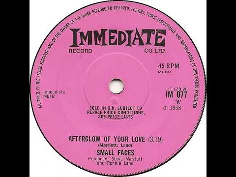 UK New Entry 1969 (52) Small Faces - Afterglow Of Your Love