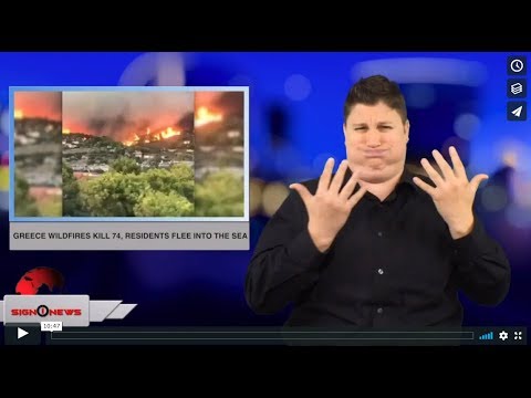 Sign1News 7.24.18 - News for the deaf community powered by CNN in American Sign Language (ASL)