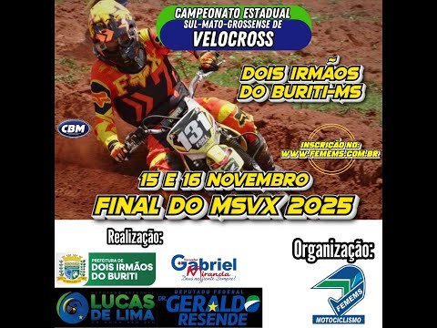 Resultados de Dois Irmãos do Buriti 2025 - Final do Sul-mato-grossense de Velocross