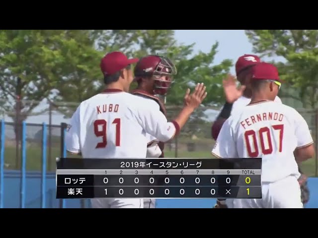 【ファーム】イーグルス・投手陣3人の継投でノーヒットノーラン‼ 2019/6/2 E-M(ファーム)