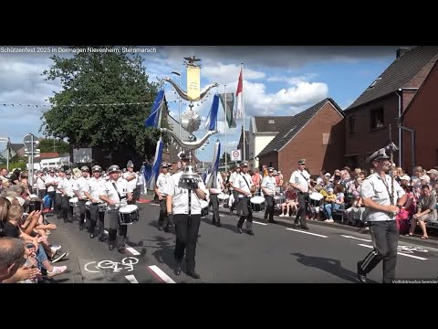 Schützenfest 2025 in Dormagen Nievenheim. Der Sternmarsch