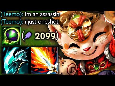 THIS ONE-SHOT TEEMO BUILD IS BROKEN (ASSASSIN TEEMO)
